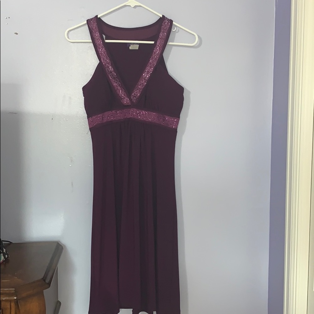 Tyrian purple dress
